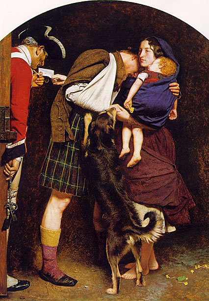 The Order of Release by John Everett Millais
